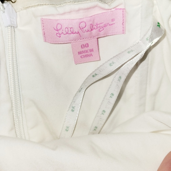 LILLY PULITZER Strapless Floral Mini Summer Dress - Picture 3 of 3